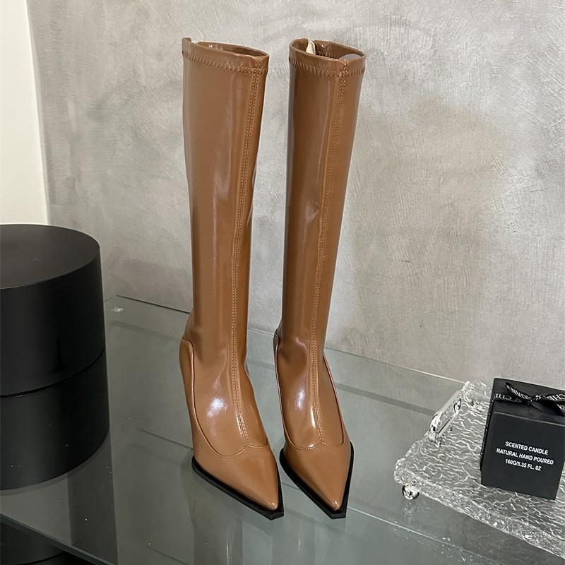 But knee-high boots pointed-toe boots