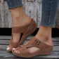 A333 Summer New Retro Casual Women's Wedge Sandals