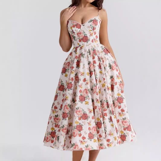 Floral print dress