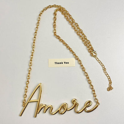 Gold letter waist chain thin belt