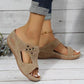 A333 Summer New Retro Casual Women's Wedge Sandals