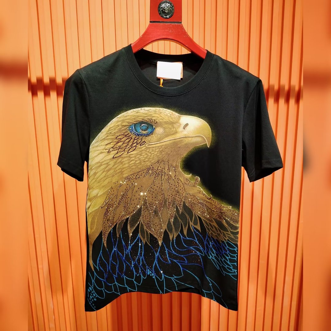 Ironed Diamond Eagle Slim T-Shirt