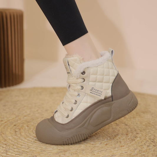 A588 Casual Thick Sole Short Boots