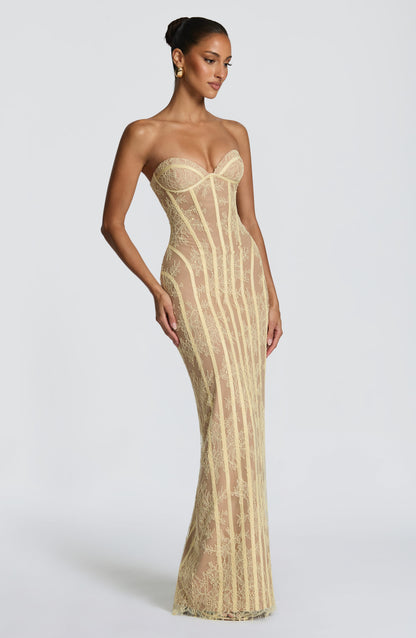 Maxi Dress - Lemon