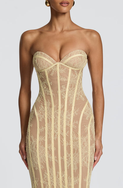 Maxi Dress - Lemon