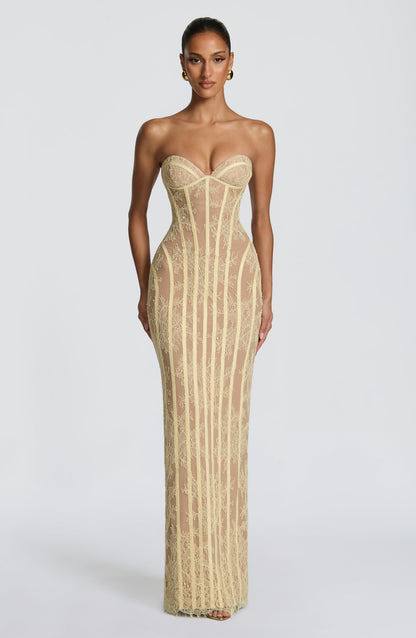 Maxi Dress - Lemon