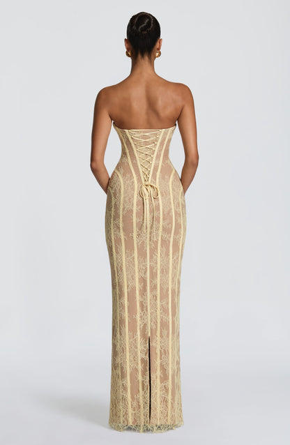 Maxi Dress - Lemon