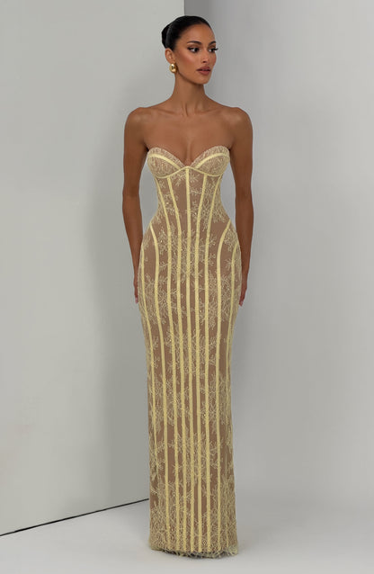Maxi Dress - Lemon