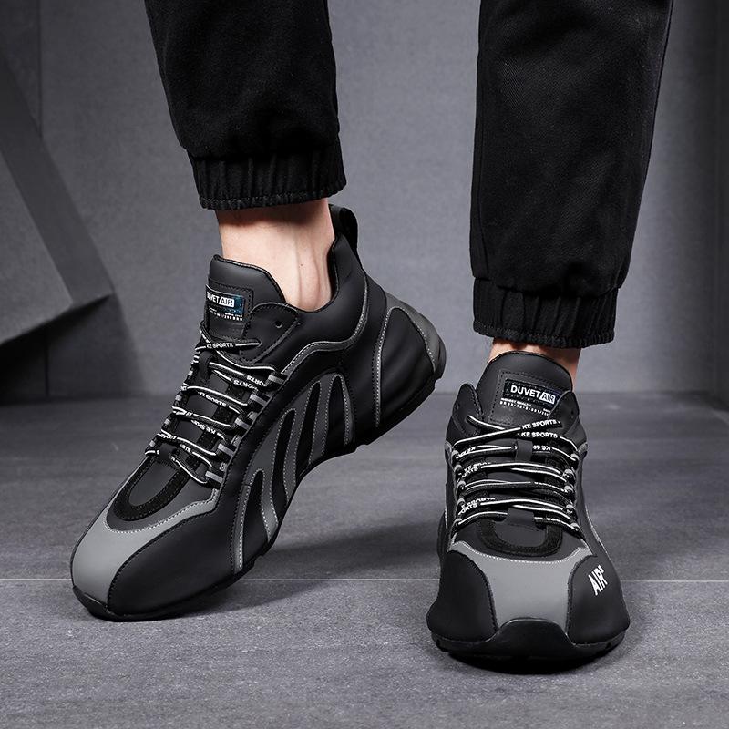 Zebra-print leather sneakers