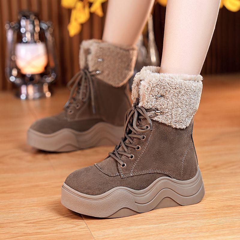 Winter new thick-soled plush snow boots