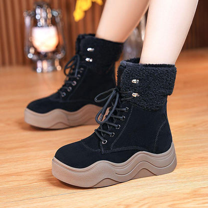 Winter new thick-soled plush snow boots