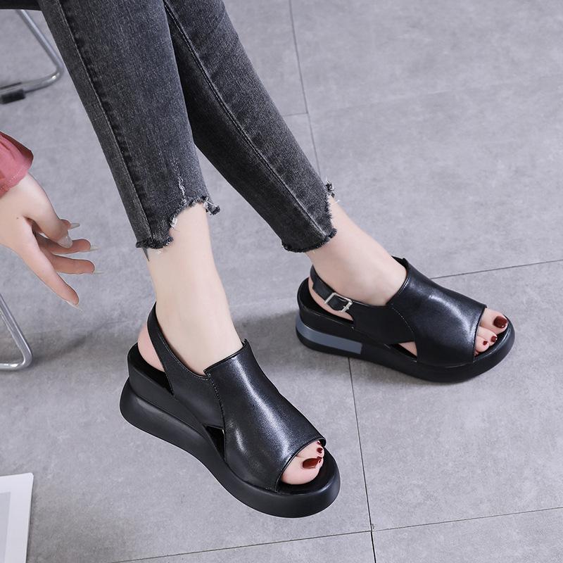 Ladies Fashion Platform Wedge Sandals