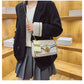 Solid Color Fashion Trend One Shoulder Messenger Bag