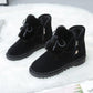 New soft-soled bowknot snow boots