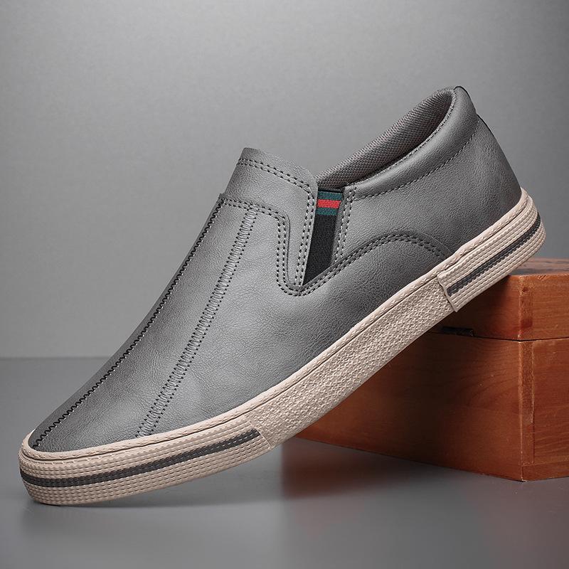 New low-top casual leather shoes trendy fashion all-match sneakers