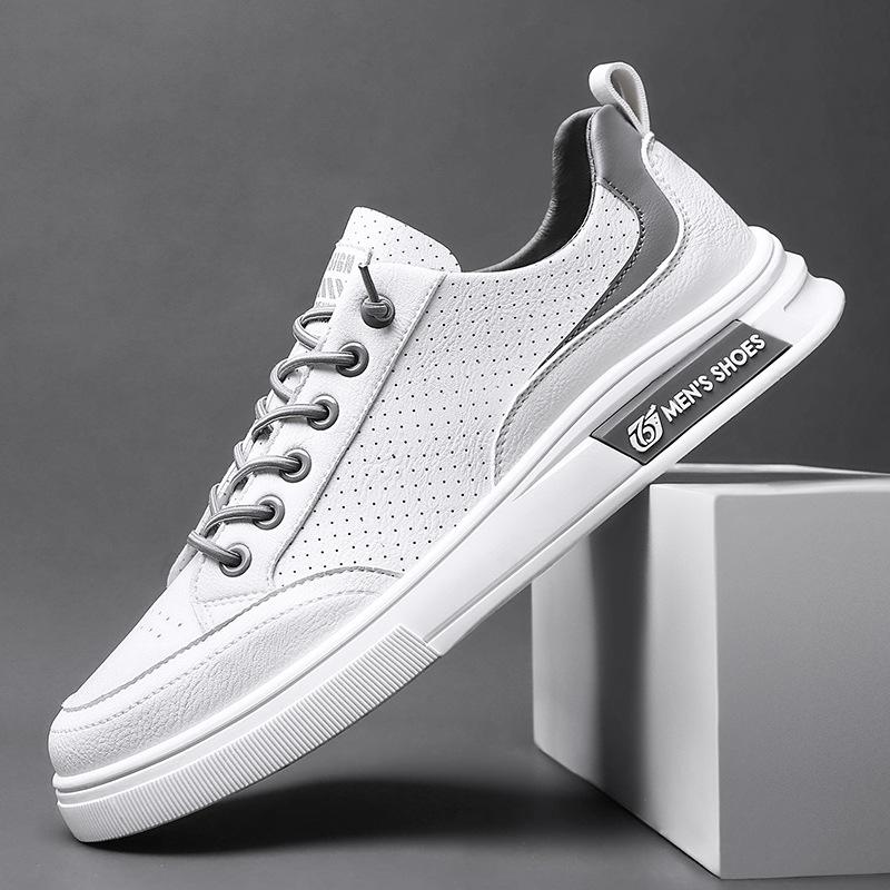 soft surface casual skate shoes summer breathable men's shoes