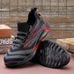 Fly-woven mesh breathable anti-smashing anti-puncture protective shoes