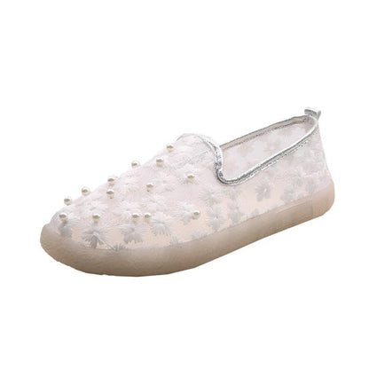 women's pearl mesh shoes