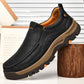 Outdoor sports casual shoes men's thick-soled leather shoes