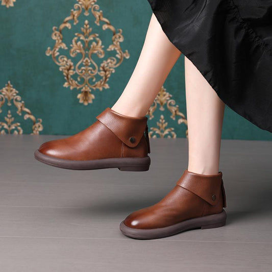 2022 autumn and winter new casual French short boots