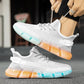 men's breathable flying knitted sports shoes